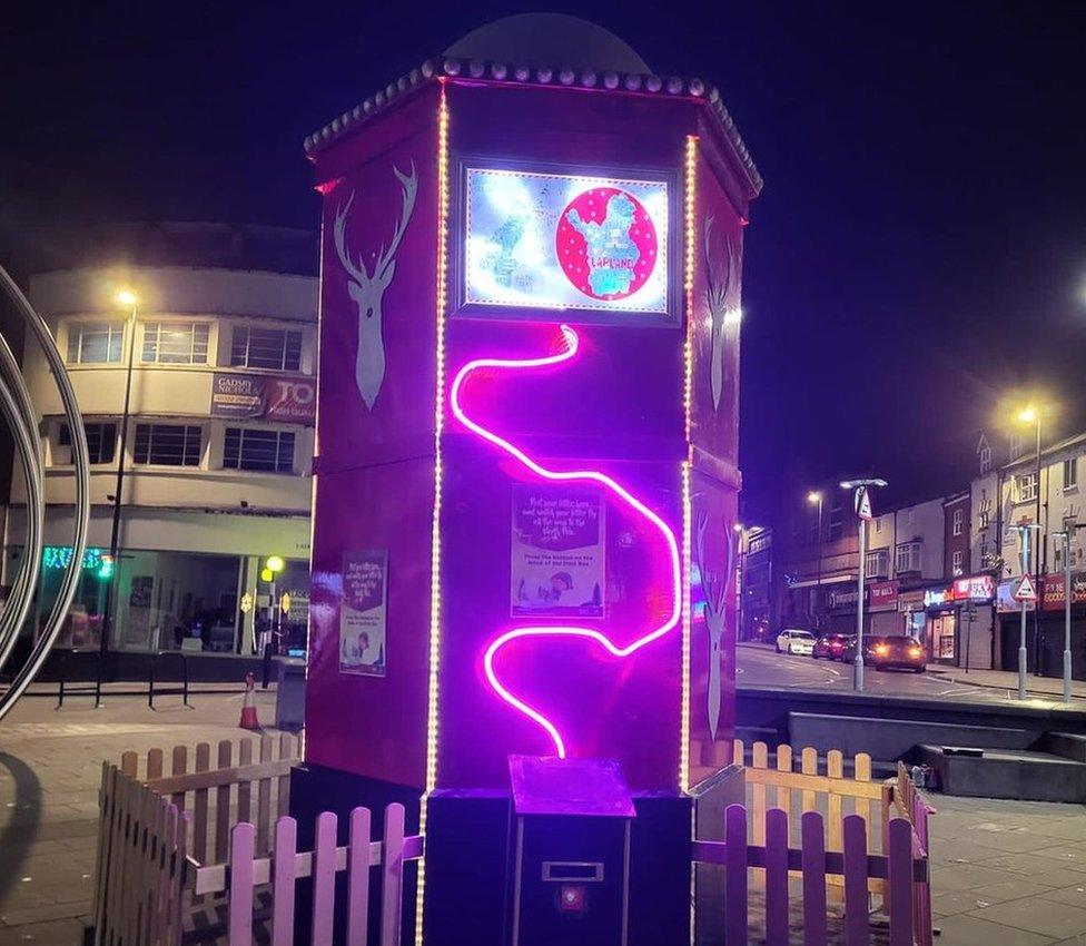 Giant postbox