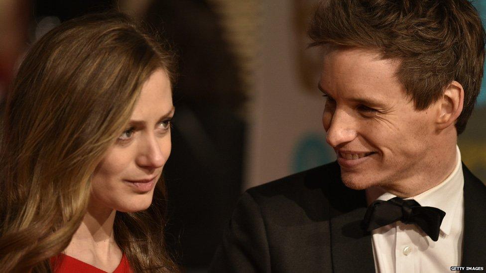 Eddie Redmayne and Hannah Bagshawe