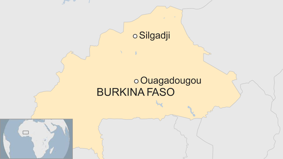 Map of Burkina Faso