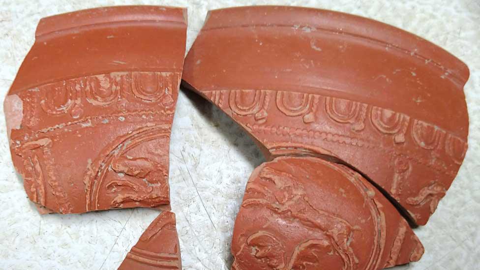 Samian pottery, Fleet Marston