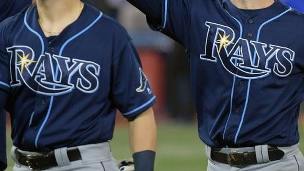 Tampa Bay Rays players. File photo