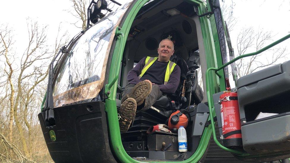 Westonbirt collections manager Andy Bryce