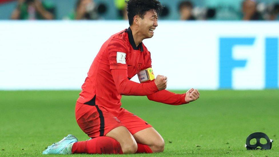 South Korea win against Portugal - Heung-min Son reaction