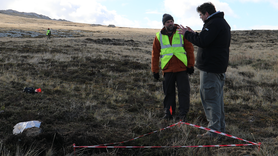 The project directors, Tim Clack and Tony Pollard