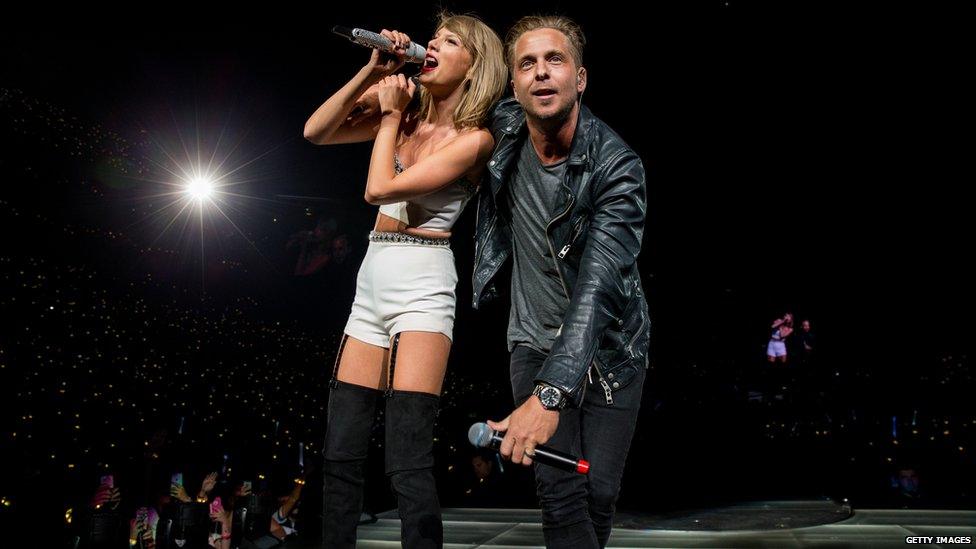 Taylor Swift and Ryan Tedder