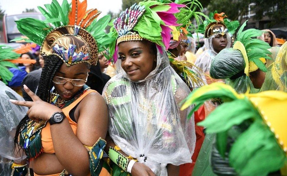 Performers at Carnival