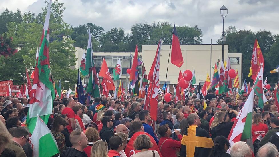 On the Merthyr march