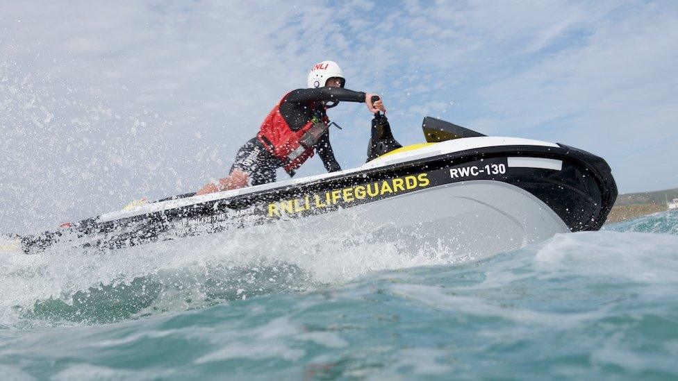 Jersey RNLI lifeguard