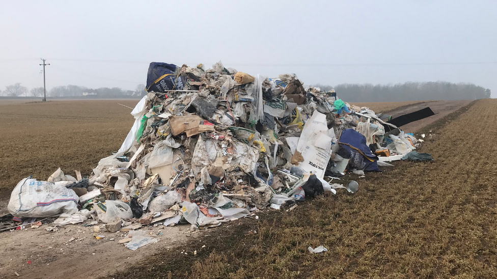 Albury flytip