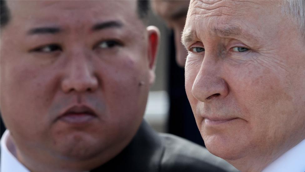 Kim Jong Un and Vladimir Putin