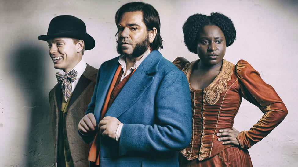 Matt Berry [centre] in Year of the Rabbit