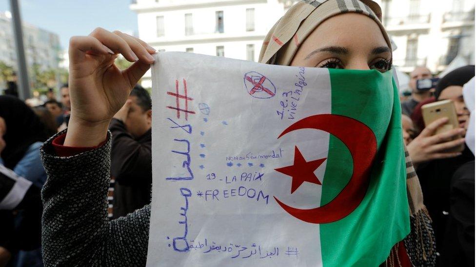 Algeria protest student