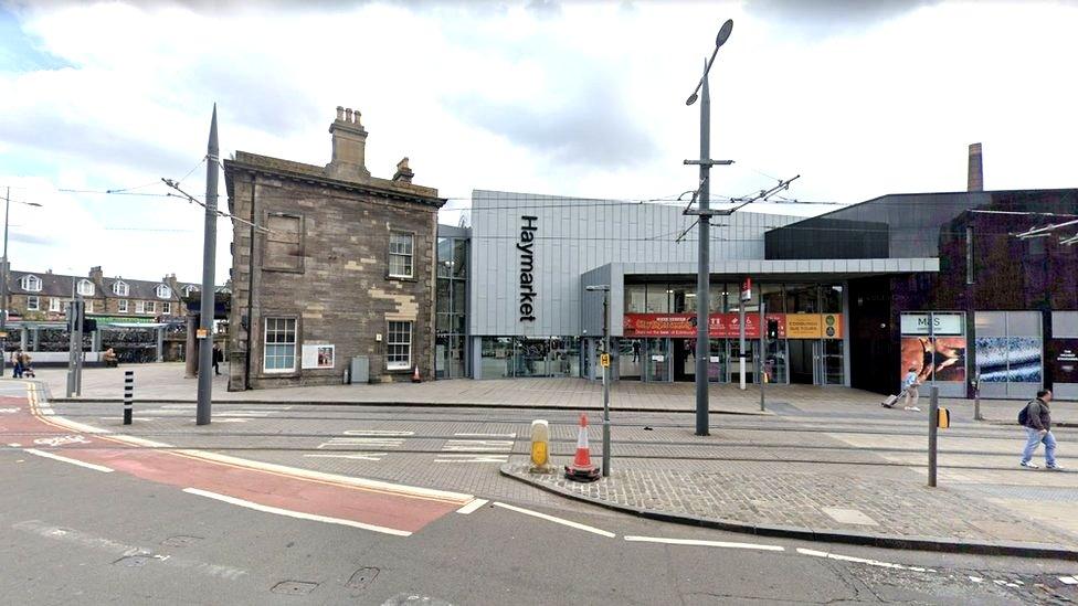 Haymarket train station