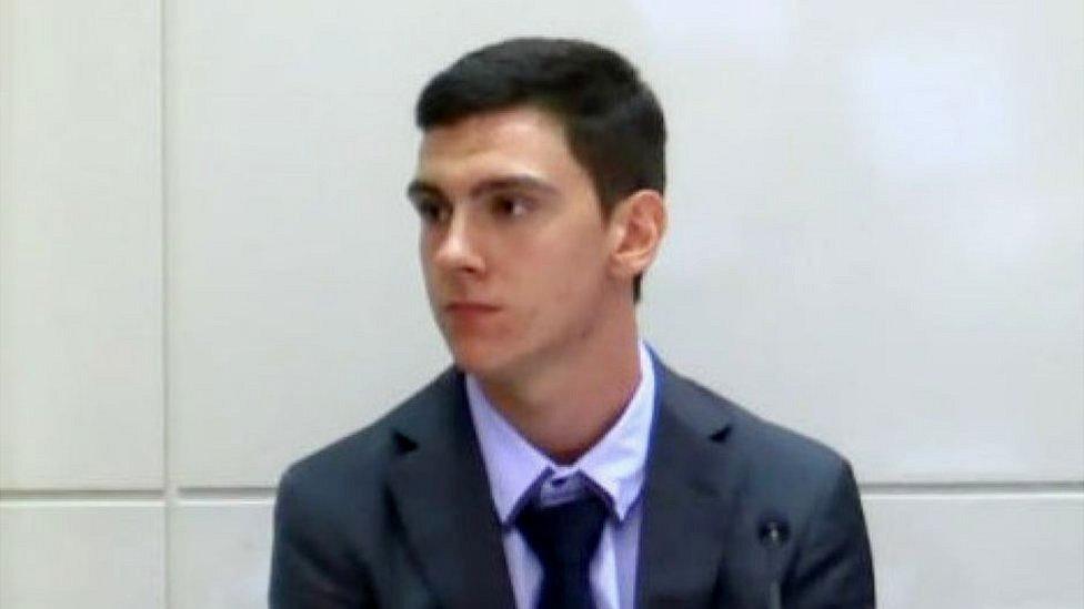 Dylan Voller gives evidence at the royal commission