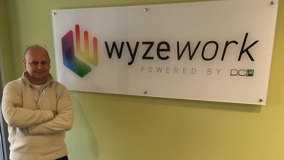 Wyzework's chief technical officer Chris Ward-Jones