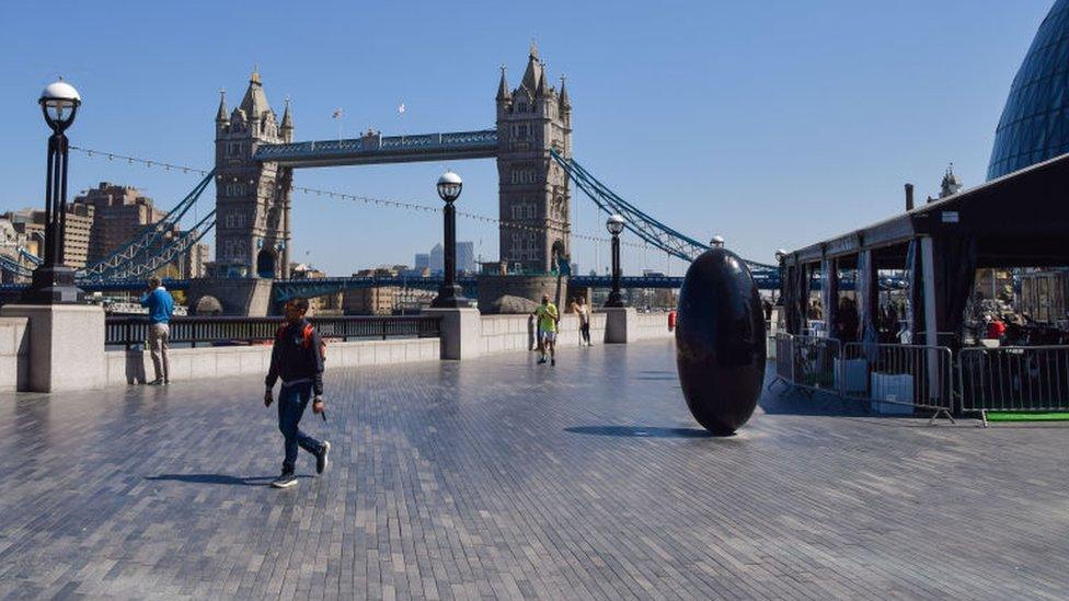 A view of the Tower Bridge on a clear day, London