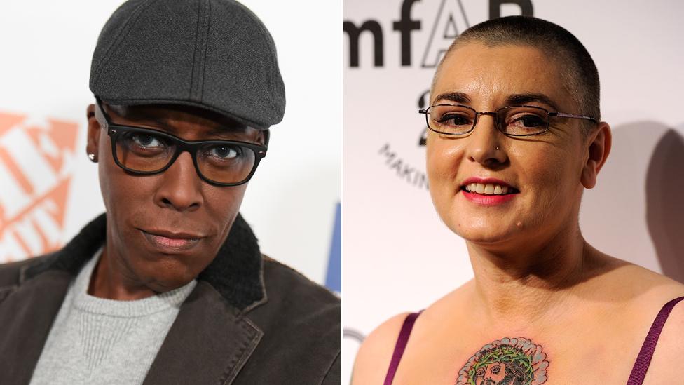 Arsenio Hall and Sinead O'Connor