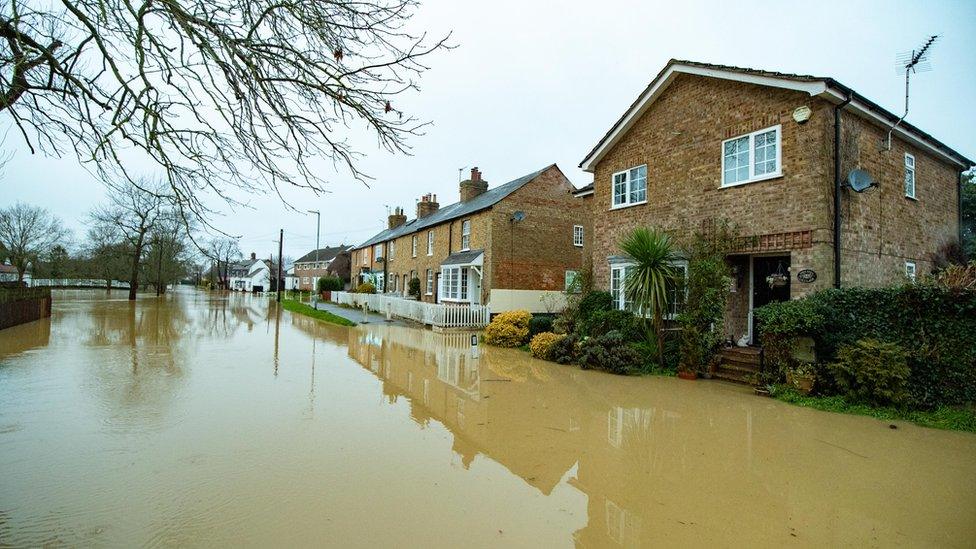 Flooding in Alconbury Weston