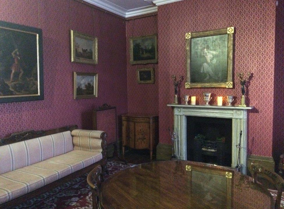 One of the rooms at the Holst Museum