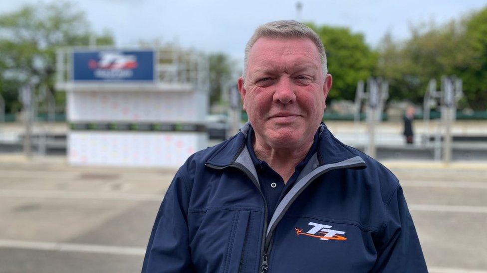 Clerk of the TT course Gary Thompson