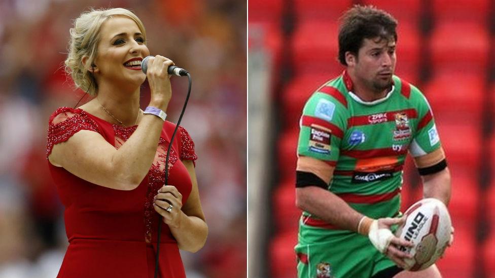 Lizzie Jones and Danny Jones