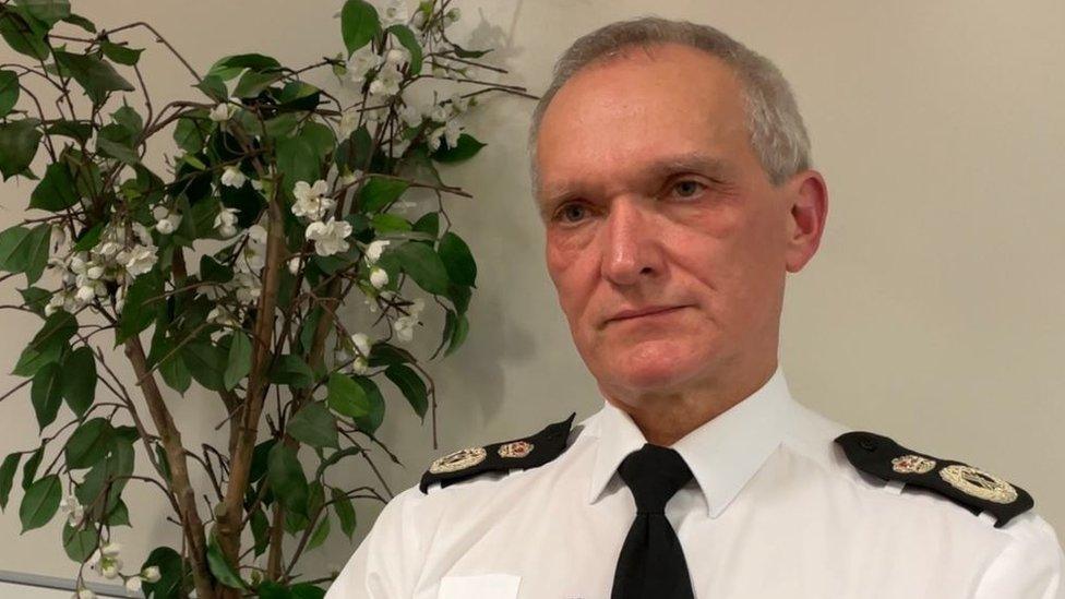 A photo of the Isle of Man's chief constable Gary Roberts