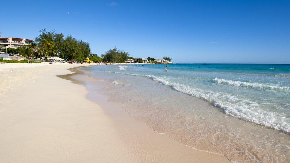 Barbados beach