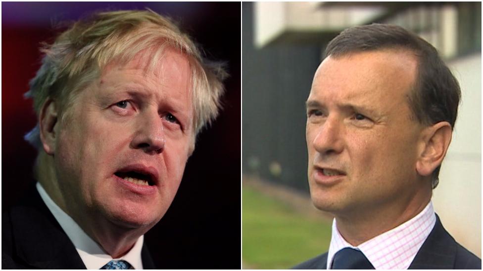 Boris Johnson and Alun Cairns