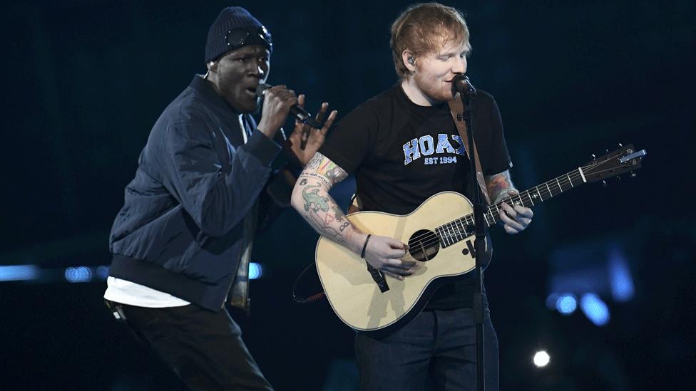 Stormzy and Ed Sheeran