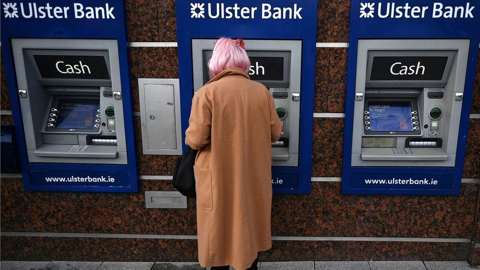 Ulster Bank cash machines