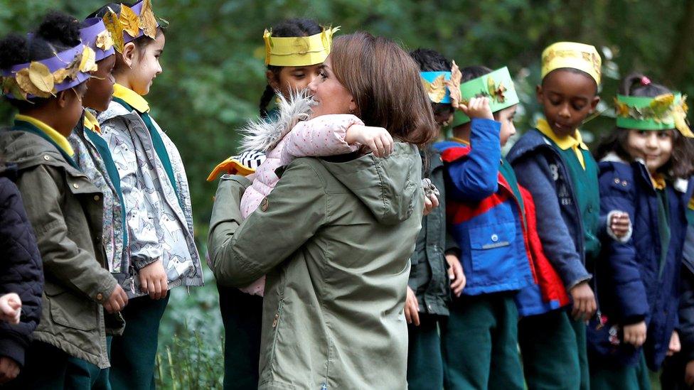 Duchess of Cambridge with children