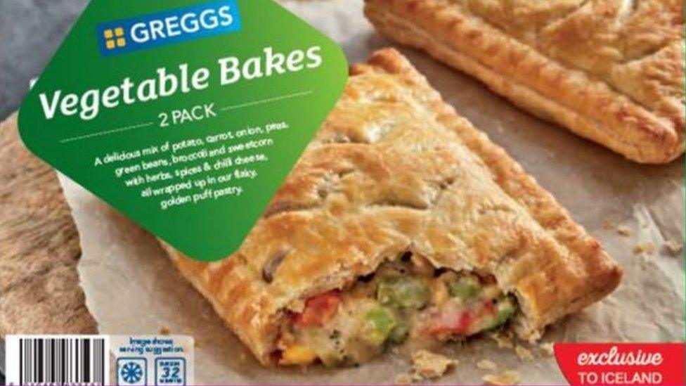 Greggs Vegetable Bakes