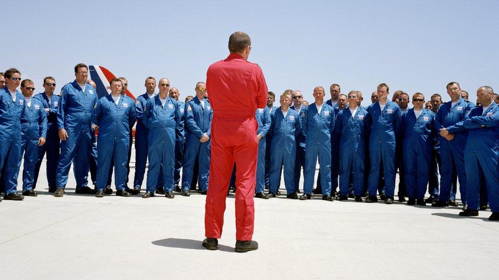 Red Arrows staff