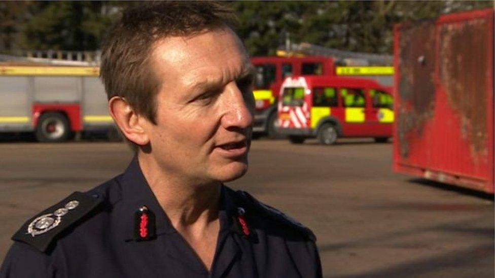 Chief Fire Officer Dave Curry