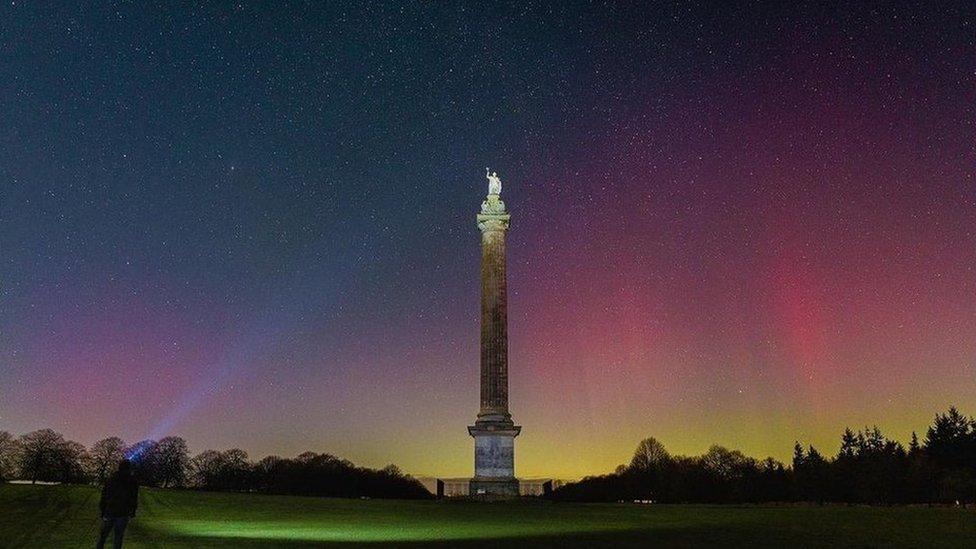 Northern Lights at Blenheim Palace