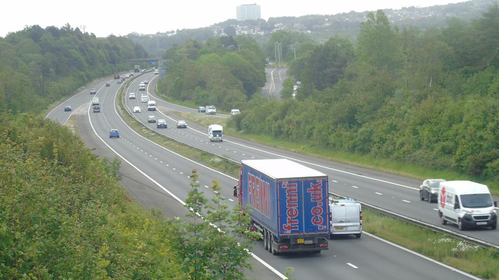 M4 near junction 47