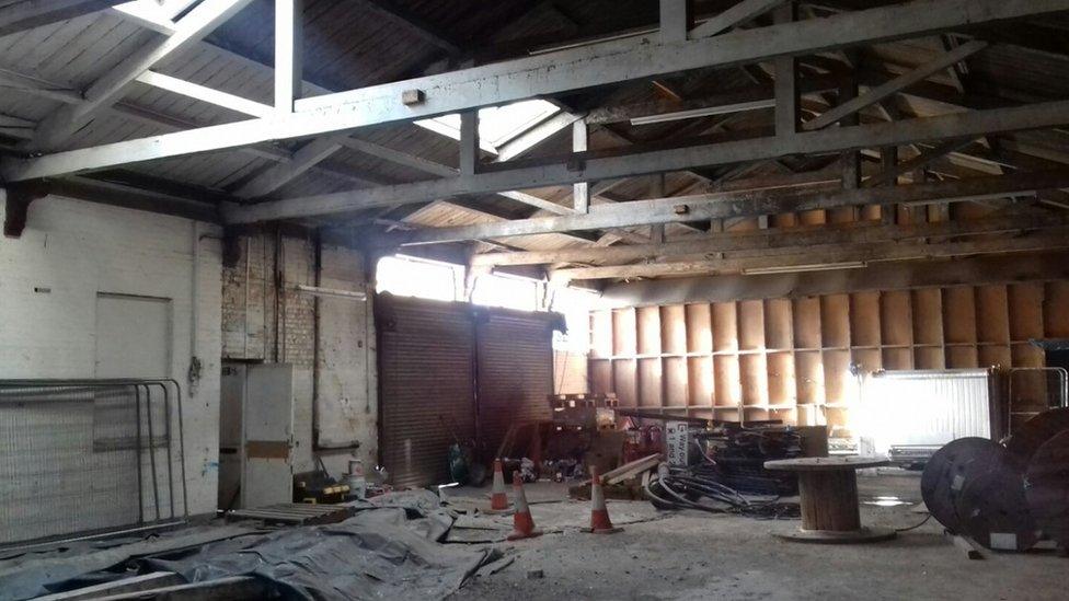 Brunel Engine Shed before restoration