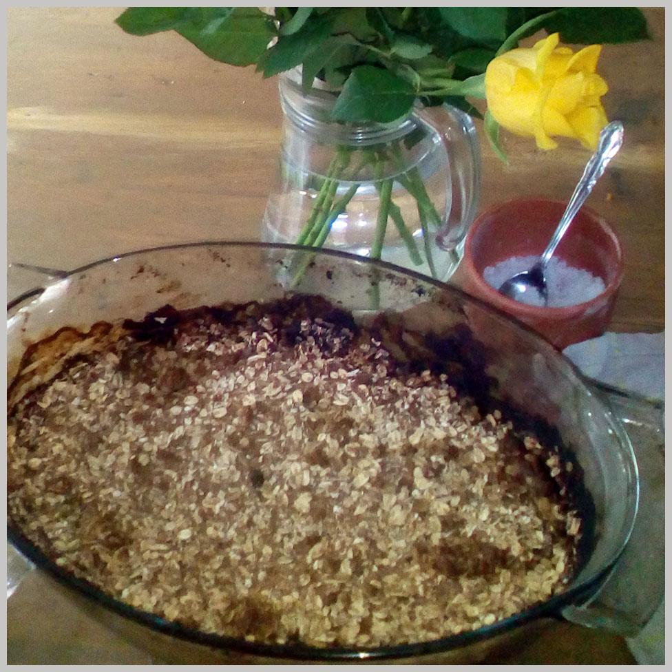 Katie Holden's apple crumble