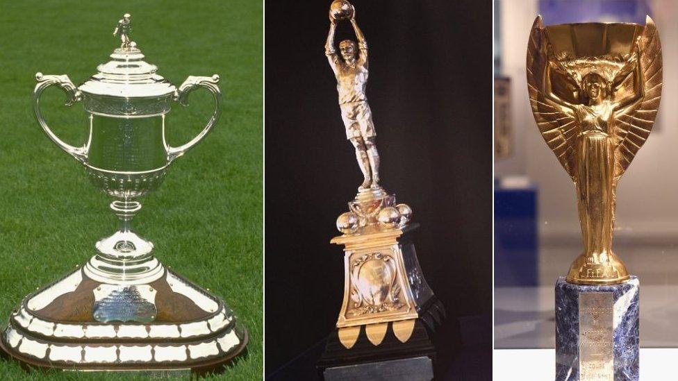 Scottish FA Cup, Sir Thomas Lipton Trophy and original Jules Rimet