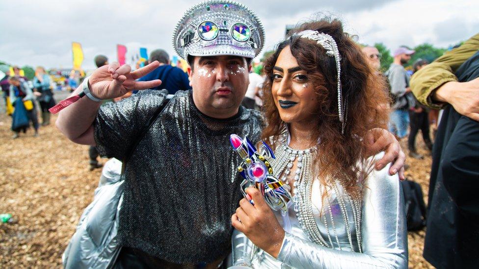Fans at Bluedot on Sunday