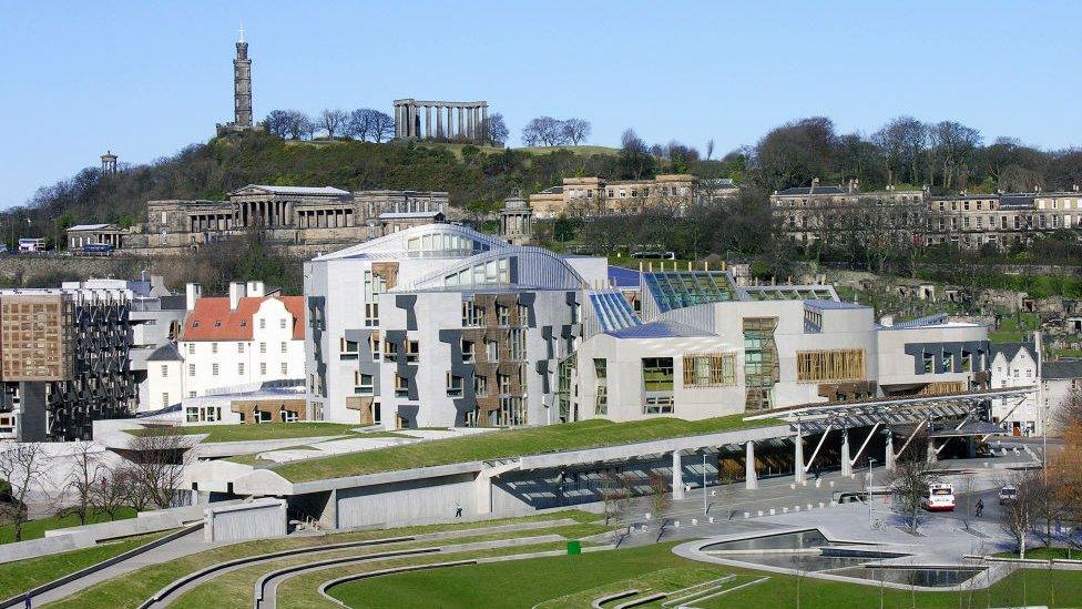 Scottish parliament, Holyrood, Edinburg