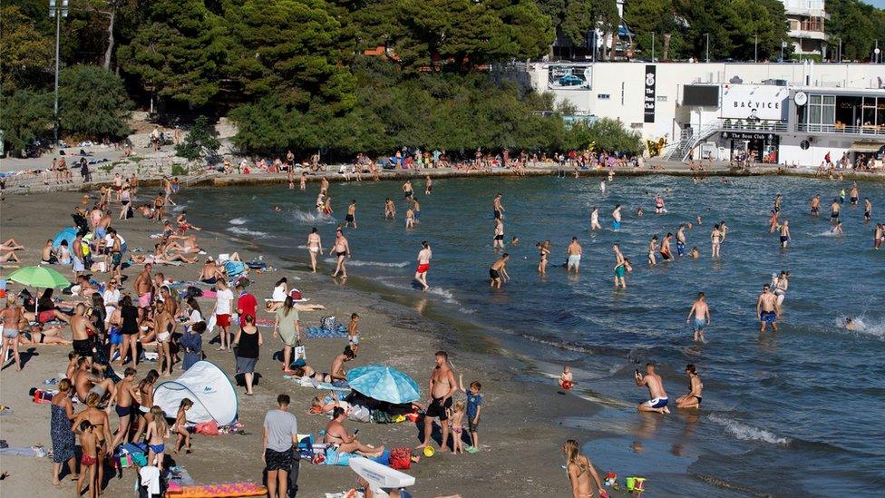 beach in croatia's split