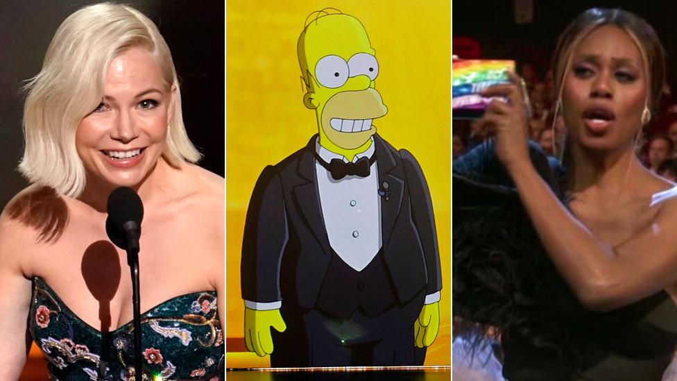 Michelle Williams, Homer Simpson and Laverne Cox