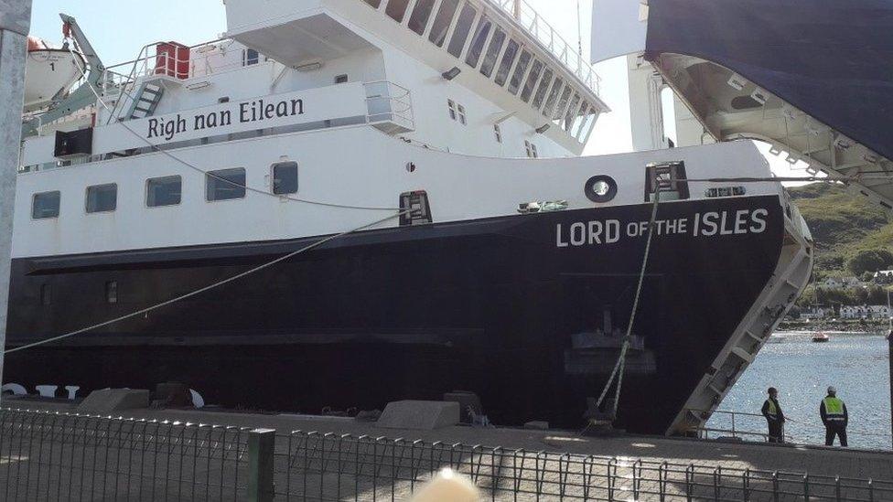 An MV Lord of the Isles