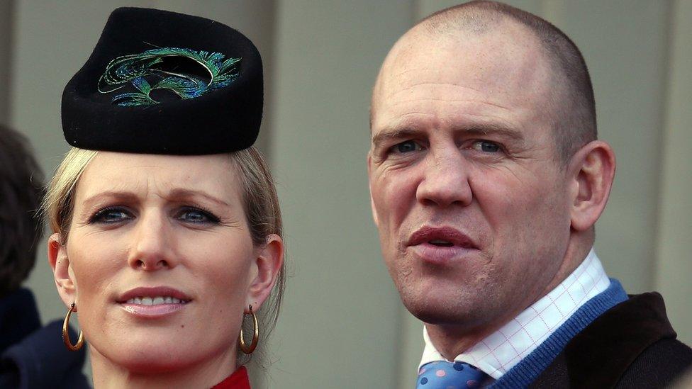 Zara and Mike Tindall