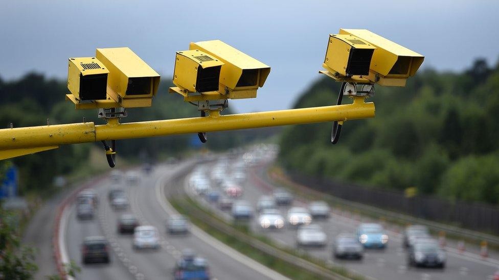 Average speed camera