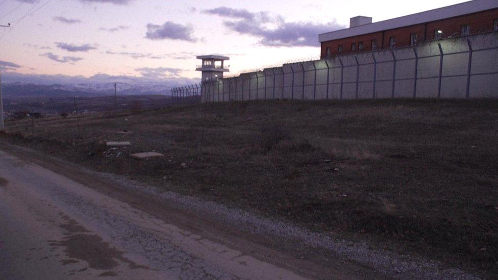 Watchtower at the prison in Gjilan