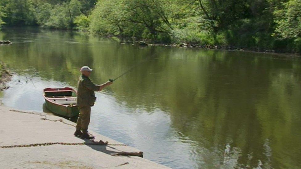 Fisherman on the Wye