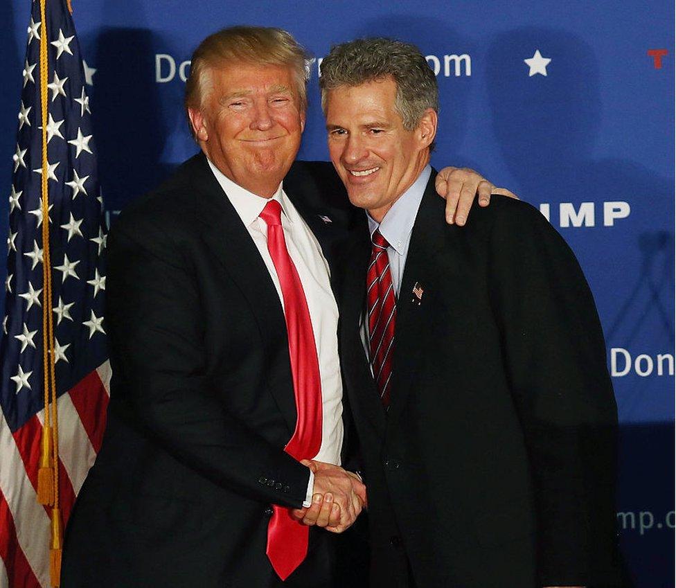 Scott Brown and Trump