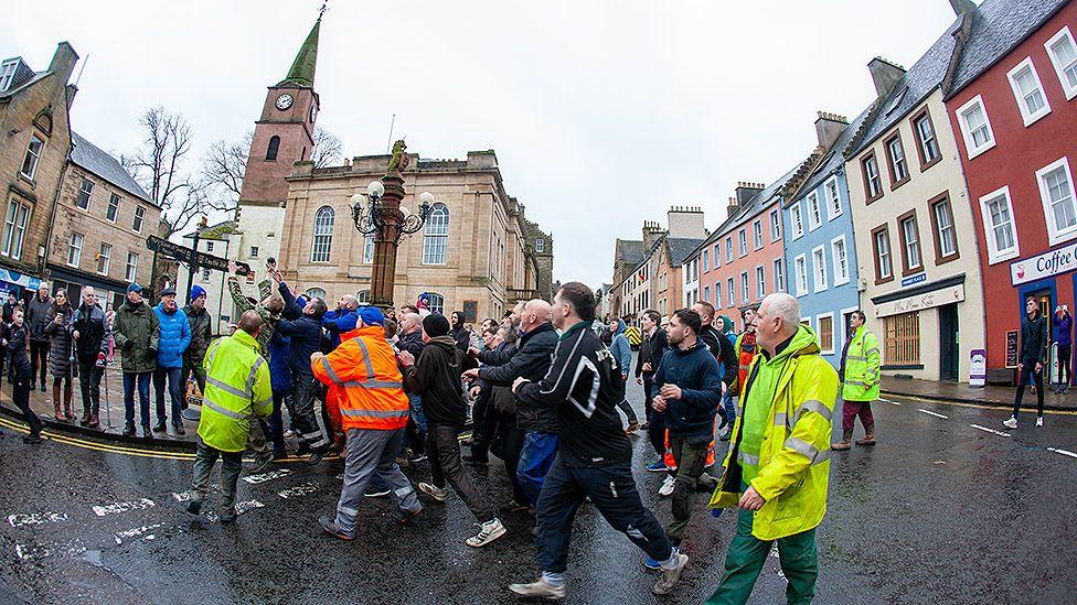 Jedburgh ba' game